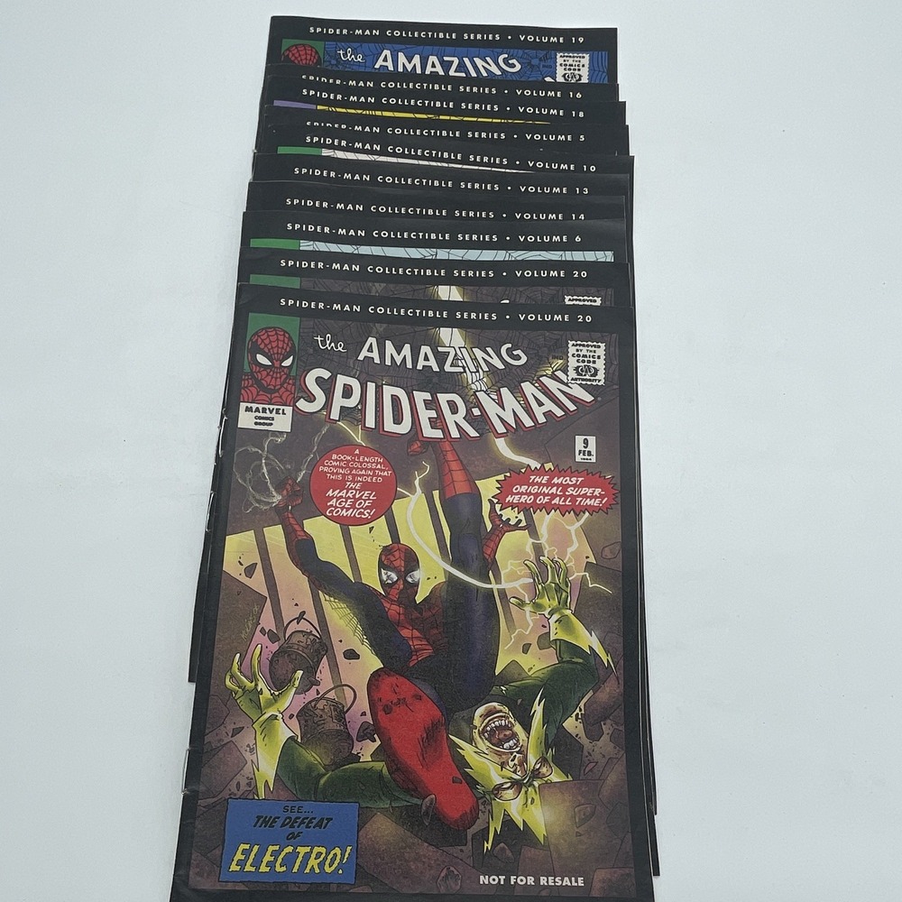Spider-Man Collectible Series Vol 5 6 10 13 14 16 18 19 20 Marvel 10 Comic Lot